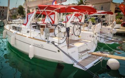 Heck von Segelyacht Beneteau Oceanis 35