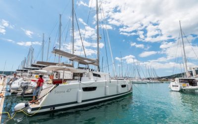 Katamaran_Saona47_SunnyWave_charter_in_Kroatien (40) ab Trogir