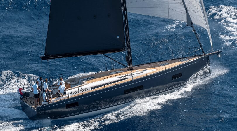 Segelyacht Beneteau First 53 beim Segeln