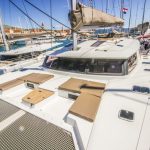 Bug von Katamaran Saba 50 in Trogir