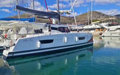 Catamaran_Isla40_Sailing_Croatia ab Trogir